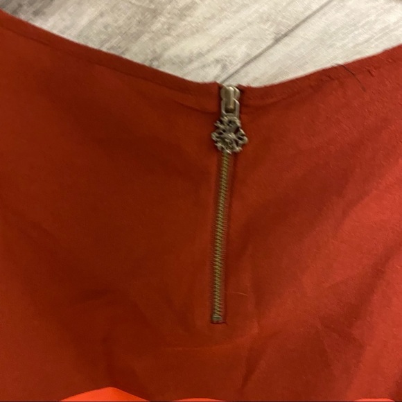 MAISON SCOTCH | SHORT SLEEVE DRESSES RED COLORBLOCK 4 - Picture 7 of 9